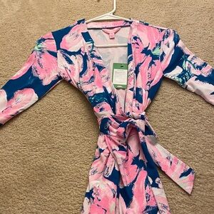 Lilly Pulitzer Karlie Wrap Romper NEW